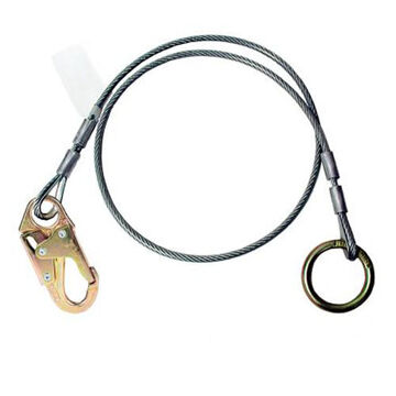 Cable Sling Anchorage Connector Extension, 4.724 In Lg, 1.5 In Wd, 0.5 In Dp