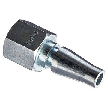 Foster Quick Disconnect Plug, 1/4 in NPT male plug with female, Steel