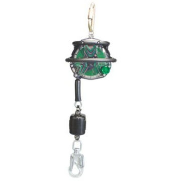 Lanyard Leading Edge Self-retracting Lifeline, 150 To 310 Lb Capacity, 1-leg, Clear, 36cs Snap Hook