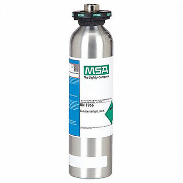 Calibration Gas, 34 lb, 3-1/2 in Dia, 14-1/2 in ht, 500 psi