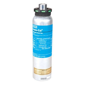 Gaz d'étalonnage réactif, 34 lb, 3 pouce dia, 13-3/4 pouce ht, 500 psi