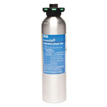 Gaz d'étalonnage, 34 lb, 3 pouce dia, 13-3/4 pouce ht, 500 psi