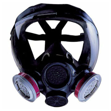 Air Purifying Full Face Respirator, Black