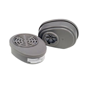 Cartridge Chemical And Combination Respirator, P100, Gray