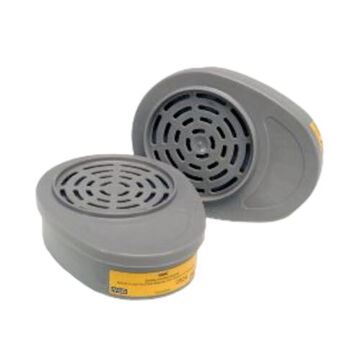 Chemical and Combination Respirator Cartridge, P100, Gray