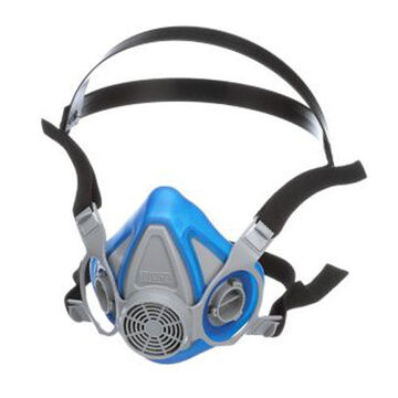 Demi-masque respiratoire, moyen, standard, bleu