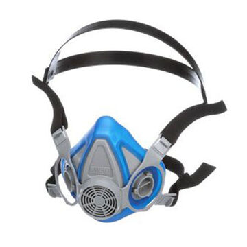 Demi-masque respiratoire, grand, standard, bleu