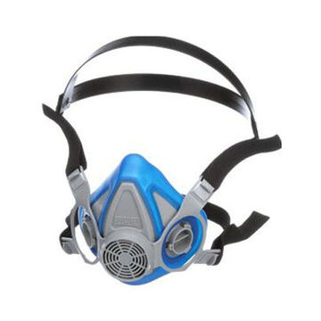 Demi-masque respiratoire, grand, standard, bleu