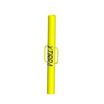 Mât pour espace confiné, capacité de 360 lb, 4 pouce ht, jaune, aluminium