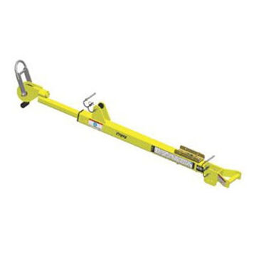 Jobsite Safety - Confined Space - Davit Arms, Winches and Accessories -  Base de bossoir à manchon, 8 pouce diamètre, 12-1/2 pouce longueur, 9-1/4  pouce hauteur, acier inoxydable, couleur argent, montage central