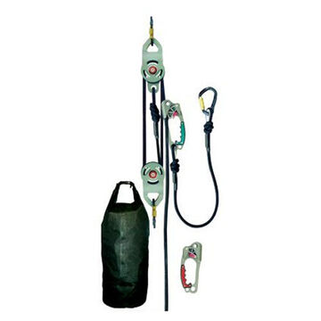 Rescue Utility System, 200 pied lg, capacité de 600 lb, nylon, noir