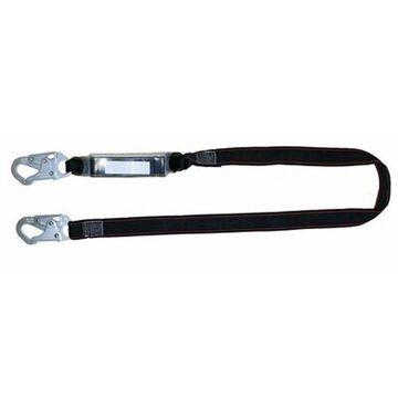 Lanyard, 110 to 310 lb Capacity, 30 in lg, Snap Hook