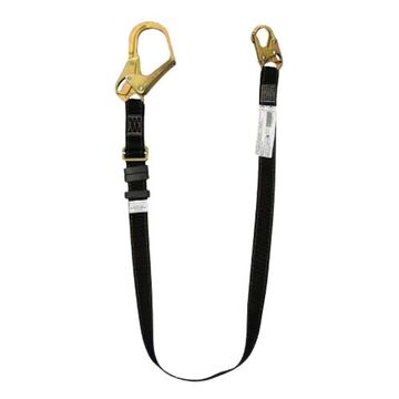 Lanyard, 310 lb Capacity, 5 ft lg, 1-Leg, Ladder Hook