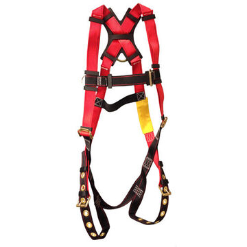 Full Body Harness, Universal, 420 lb Capacity, Gray/Navy, Polyester