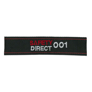 Broderie personnalisée, Safety Direct 001, bleu et noir, Cordura