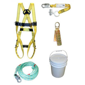 Yale Kit7 (Roofers Kit) Height Safety Kit with 2 Point Harness, 20m Auto  Rope Grab, Sling and Carry Case - LiftingSafety