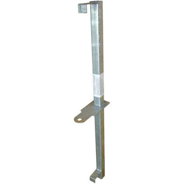 Tri-Truss Roof Anchor, 4 in lg, 2 in wd, Galvanized Steel