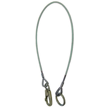 Personal Protective Equipment - Fall Protection - Anchorage Connectors -  Snap Hook and O-Ring Anchor Sling, 4 ft lg, 1/4 in wd, 22.5 kN Tensile