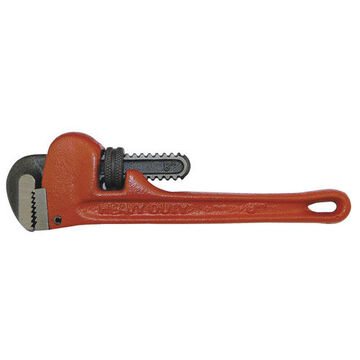 Straight Pipe Wrench, 24 in lg, Hook Jaw, 3 in Capacity