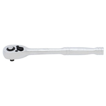 Oval Head Ratchet Wrench, 6 in lg, Chrome Vanadium Steel