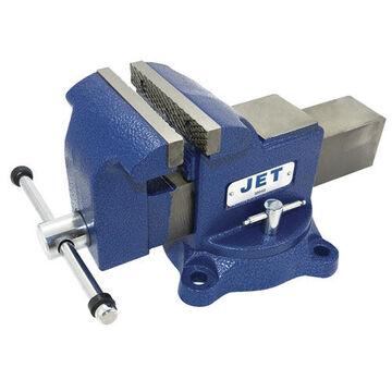 Heavy-Duty Swivel Base Vise, 6 in, 2-1/2 in Capacity