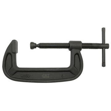 C-clamp Heavy-duty Regular Throat, 2-1/2 In, 6 In Capacity, 6-1/4 In