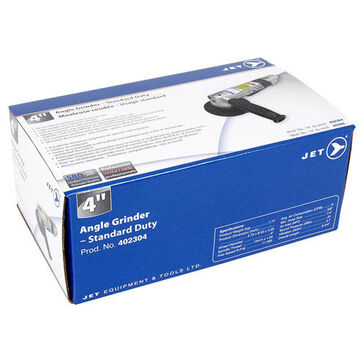 Angle Grinder Standard Duty, 4 In Dia, 6 Cfm, 90 Psi