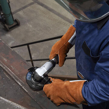 Super Heavy-Duty Angle Grinder, 5 in Dia, 0.9 HP, 30 cfm, 90 psi