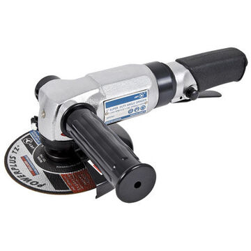 Super Heavy-Duty Angle Grinder, 5 in Dia, 0.9 HP, 30 cfm, 90 psi