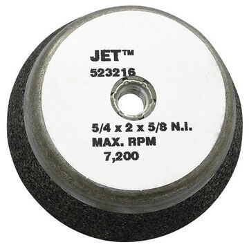 Grinding Cup Wheel, 4 in Dia, 2 in, 5/8 in-11 NC Shank, C8 Grit, Silicon Carbide