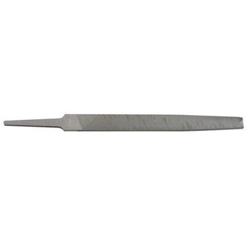 File Flat, Smooth Cut, American Tooth Pattern, 8 In Lg, High Alloy Steel, Chrome