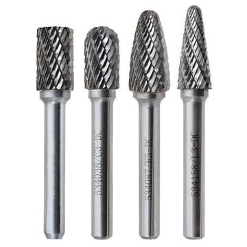 Premium Bur Set, 4-Piece, Carbide