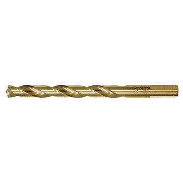 Drill Bit Super Premium, 27/64 In Dia, 4 In Lg, Gold