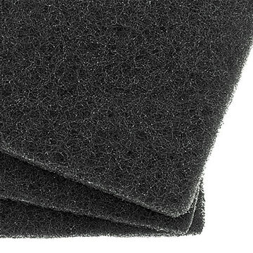 Abrasive Hand Pad, 9 in lg, 6 in wd, A80 Grit, Medium Grade