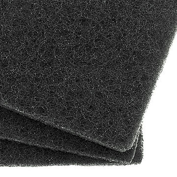 Hand Pad Abrasive, 9 In Lg, 6 In Wd, A80 Grit, Medium Grade