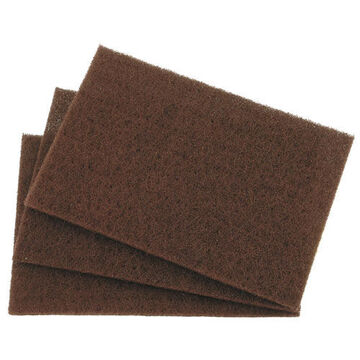 Abrasive Hand Pad, 9 in lg, 6 in wd, A320 Grit, Very Fine Grade