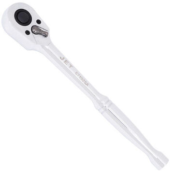 Oval Head Ratchet Wrench, 8 in lg, Chrome Vanadium Steel