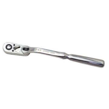 Articulating Head Ratchet Wrench, 10-1/4 in lg, Chrome Vanadium Steel