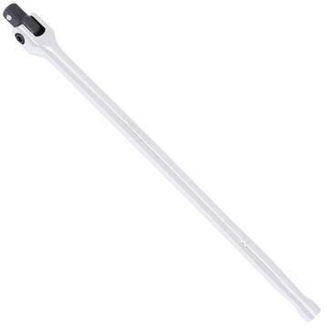 Handle Bar Long Flexible, Chrome, 1/2 In Drive,15 In Lg,330 Ft-lb, High Quality Vanadium Steel