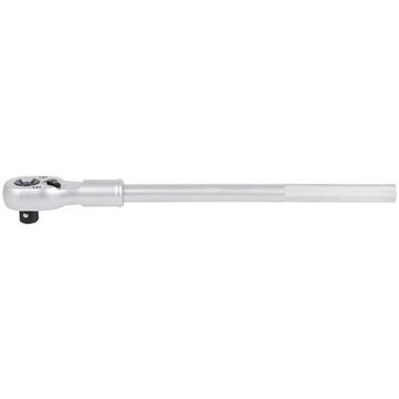 Ratchet Wrench Oval Head, 19-1/2 In Lg, Chrome Vanadium Steel