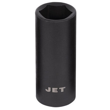 Impact Socket 6 Point Deep, 15/16 In Socket, 1/2 In Drive, Steel