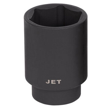 Impact Socket 6 Point Deep, 1-7/16 In Socket, 1/2 In Drive, Steel