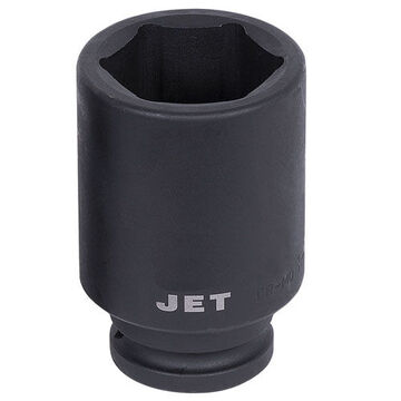 Impact Socket 6 Point Deep, 2 In Socket, 3/4 In Drive, Steel