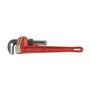 Super Heavy-Duty Pipe Wrench, 14 in lg, Hook and Heel Jaw, 2-7/16 in Capacity