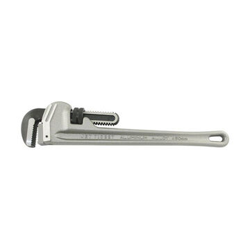 Super Heavy-Duty Pipe Wrench, 18 in lg, Hook and Heel Jaw, 2-7/8 in Capacity
