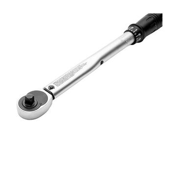 Reversible Ratchet Torque Wrench, 15-1/4 in lg, Chrome Vanadium