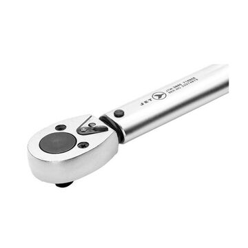 Reversible Ratchet Torque Wrench, 15-1/4 in lg, Chrome Vanadium