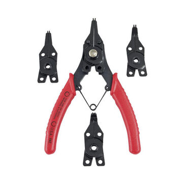 Plier Set Convertible Snap Ring, 5-piece, Carbon Steel