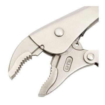 Locking Plier, Curved Jaw, Steel