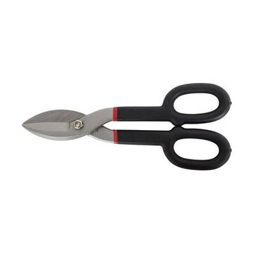 Super Heavy-Duty Tin Snip, 20 ga, 22 ga, 24 ga, 26 ga Cut Capacity, 2 in lg, 10 in lg, Molybdenum Steel